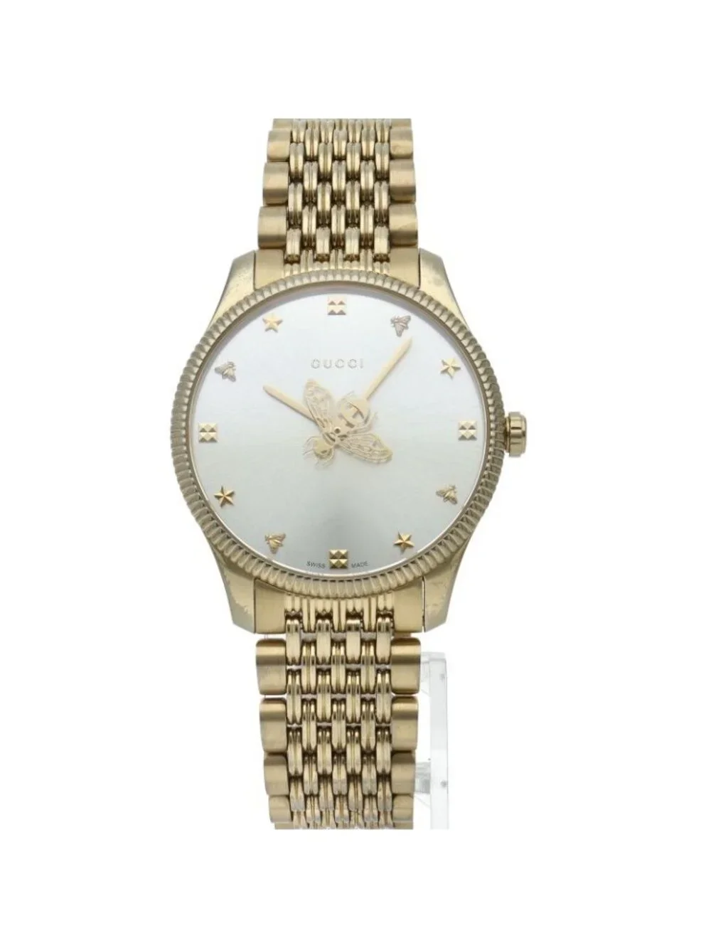Gucci G-timeless Watch 126.4 Box Silver